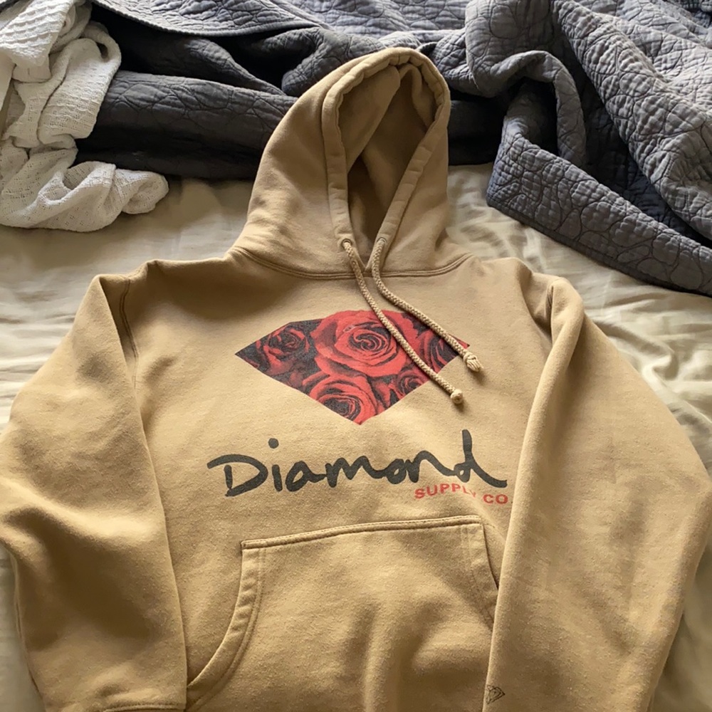 Tan Diamond Hoodie
